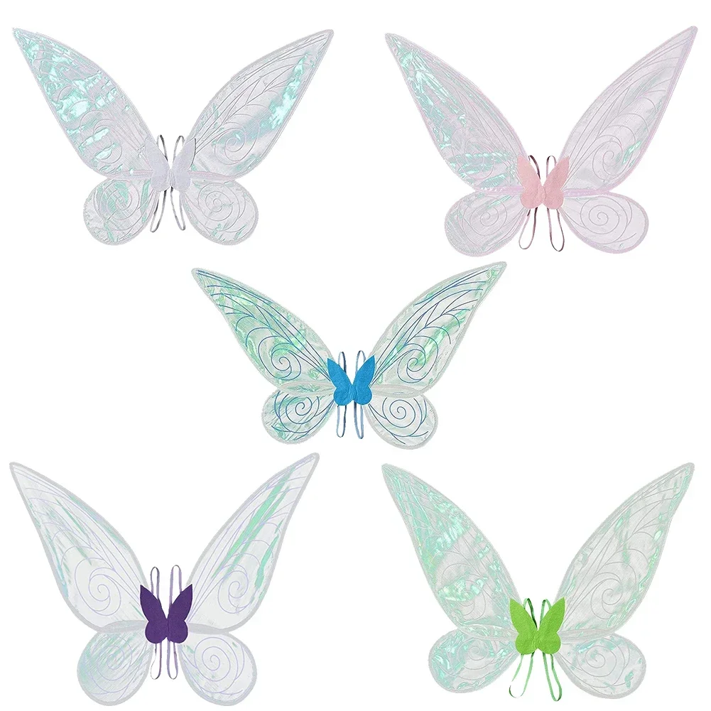 Butterfly Fairy Wings Costume Women Girls Sparkle Princess Angel Wing for Halloween Party Favor Cosplay Costume Dress Up Props