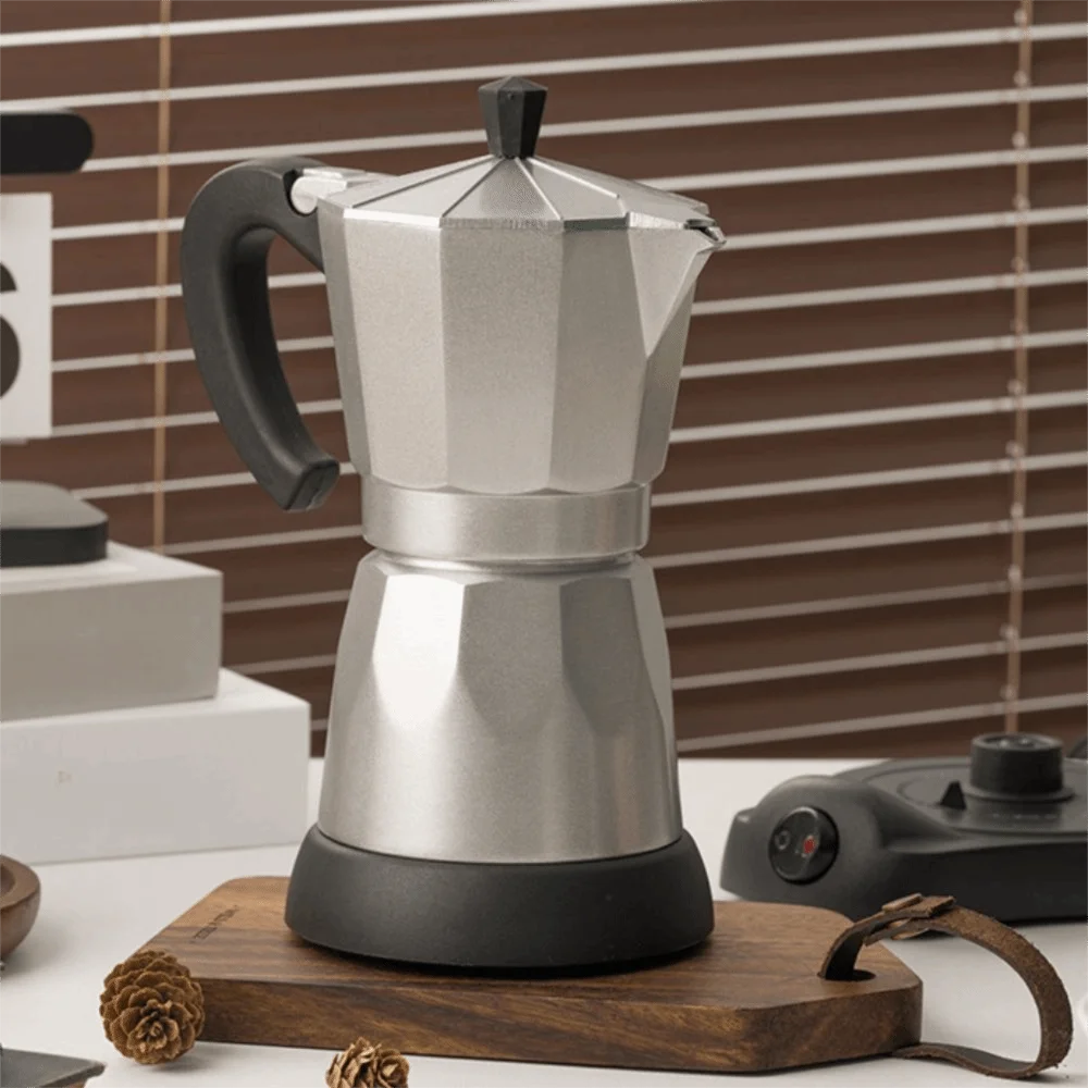 

220V European plug all-aluminum Italian electric mocha coffee pot electric kettle espresso machine