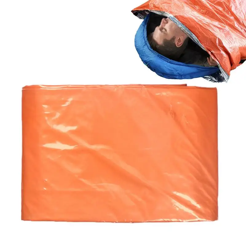 Impermeável leve sobrevivência cobertor, Survival Bivvy Sack, Saco de dormir térmico portátil, Engrenagem de sobrevivência