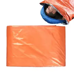 Couverture de survie imperméable et légère, sac de couchage thermique portable, équipement de survie, sac de bivouac