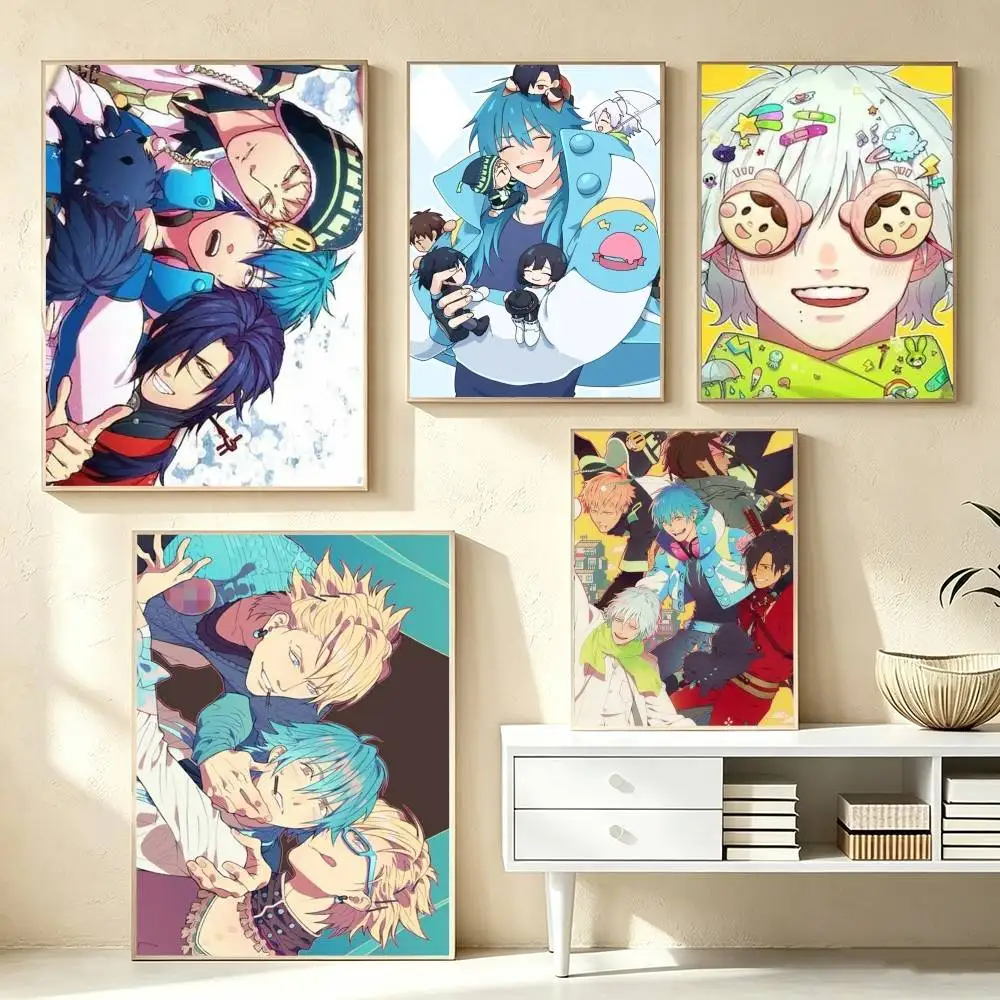DRAMAtical Murder Tin  Poster Waterproof Wall Art Sticker For Bar Living Room Vintage Decor High Quality Print Gift