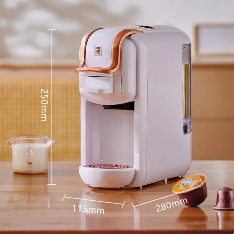 220V Capsule Coffee Machine Automatic Mini Portable Home Office Coffee Powder/capsule Universal آلات لتحضير القهوة  에스프레소 머신