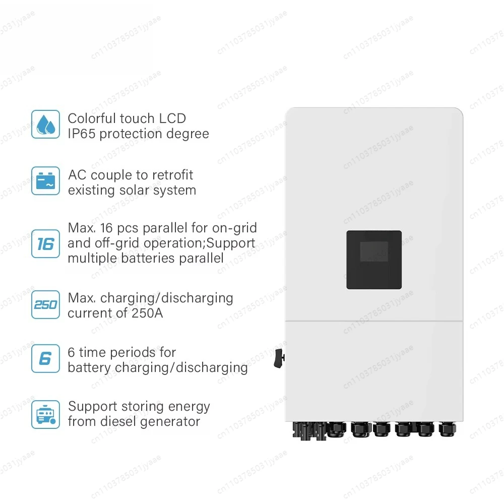 Hybrid Solar Inverter 3.6kW 5kW 6kW 8kW SUN-8K-SG01LP1-EU Pcb Board IP65 Inverter