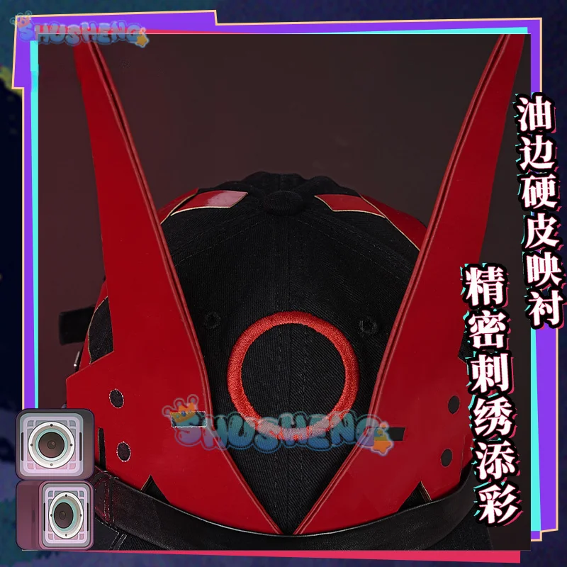 Rappa Cosplay Costume Honkai Star Rail Uniform Hat Jacket Shorts Galaxy Ranger Props Halloween Party Women Accessory Shusheng