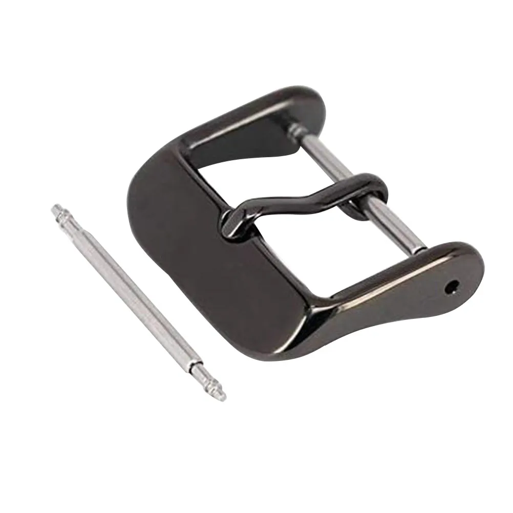 

4Pcs Heavy-Duty Stainless Steel Watch Buckle Amazing Clasp for Leather and Silicone Watch Bands