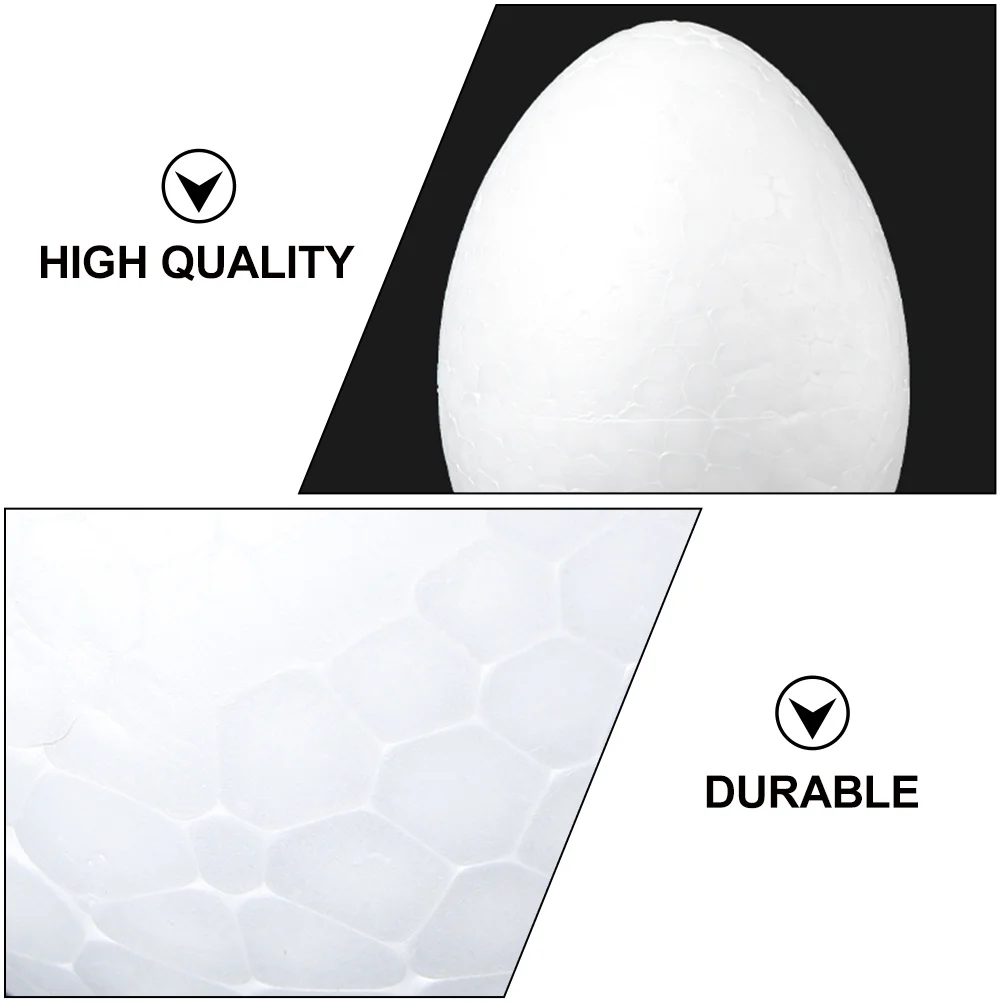 

20Pcs DIY Easter Foam Eggs Various Sizes Creative Hand Painted Simulation Eggs Reusable Educational Craft for Holiday