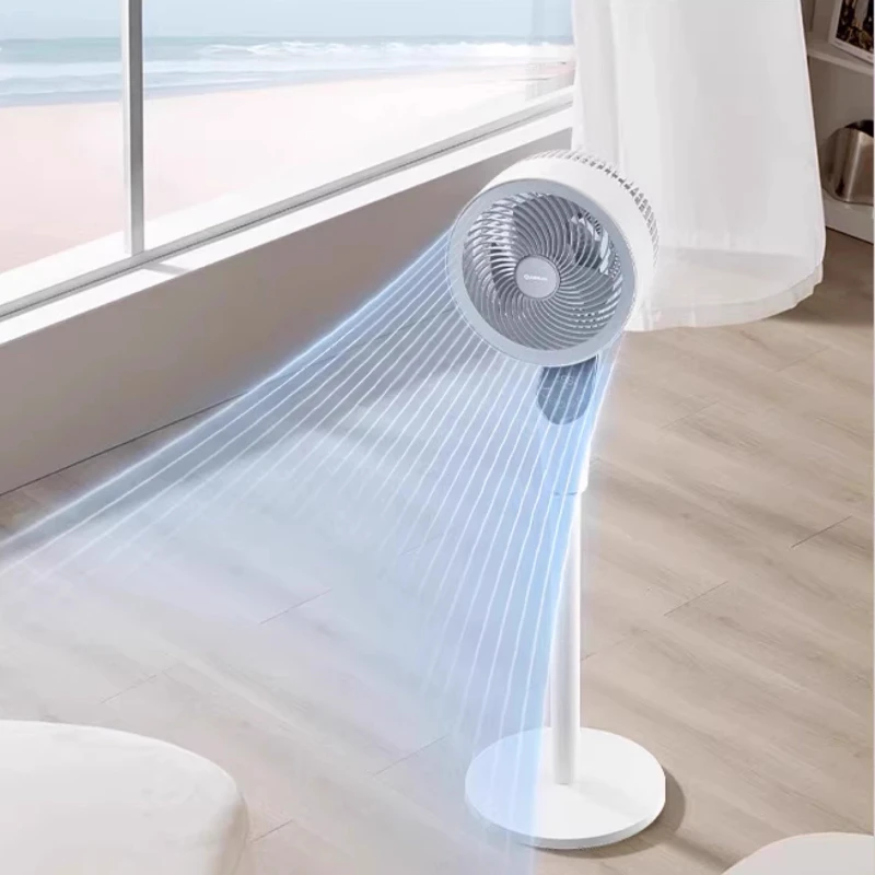 مروحة توزيع الهواء التوربينية - شفرات دوامة ذات 18 سرعة مع شاشة تحديث الأيونات السالبة موفرة للطاقة فائقة الهدوء للاستخدام على الأرض/المكتب