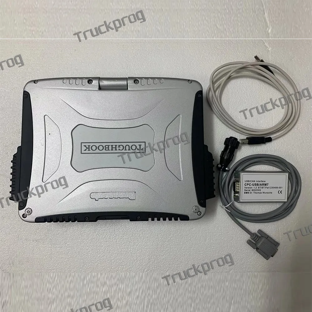 

TruckCom ToyotaBT For Toyota BT EMS CAN suite Service Communication Interface ARM7 forklift truck diagnostic tool+CF19 laptop