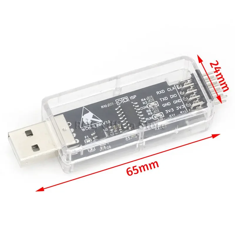 Emulador de wch-link, descarga de CMSIS-DAP, RISC-V de depuración tipo C, SWDTTL, ARM