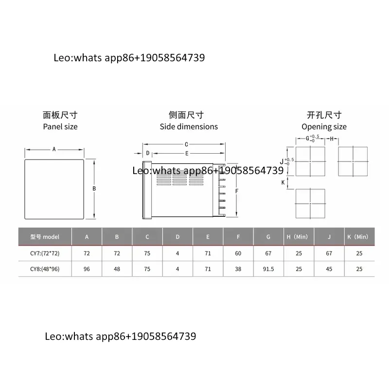 High-Precision Digital Rotary Encoder Meter Counter 1000ppr Incremental Rotary Encoder DC 5-24V Output CY Series