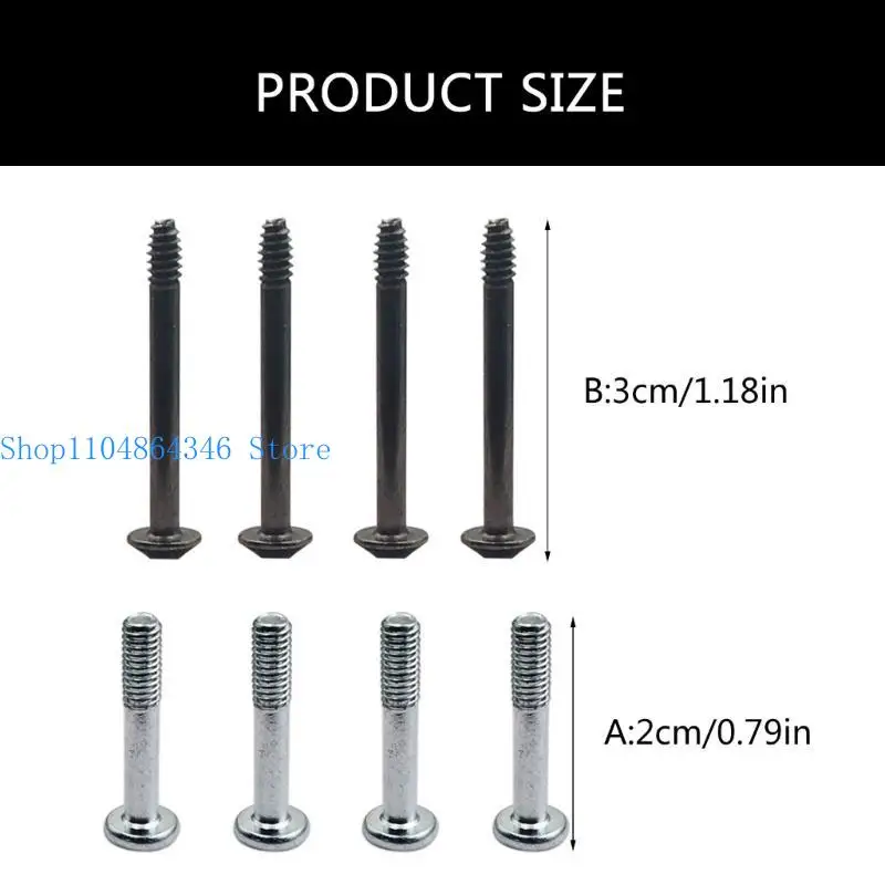 5asd 8 Stuks Computer PC voor Case Videokaart Radiator Waterkoeling Fan Verlengd Platte Kop Schroeven Set Assortiment 2/3