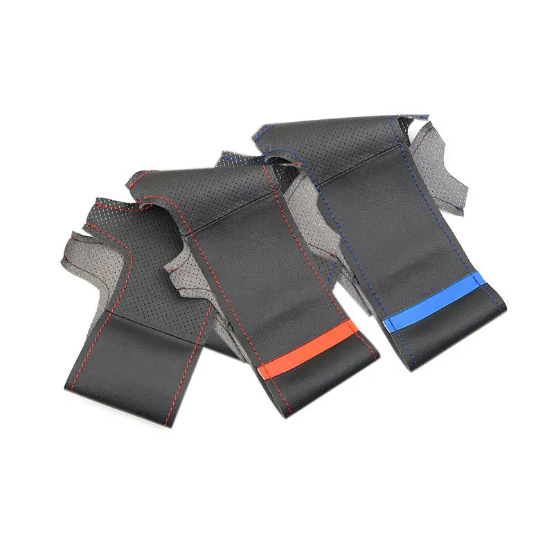 For Mercedes Benz Viano W639 2003-2010 Vito 2003-2014 Sprinter 2006-2013 For VW Crafter Car Steering Wheel Cover Leather Trim