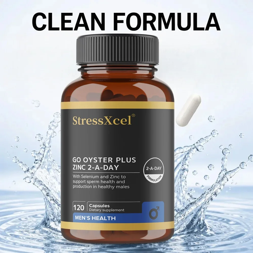 Oyster Extract Capsule Supports Energy Vigorizante and Wellness, Male Health Enhancing Supplement