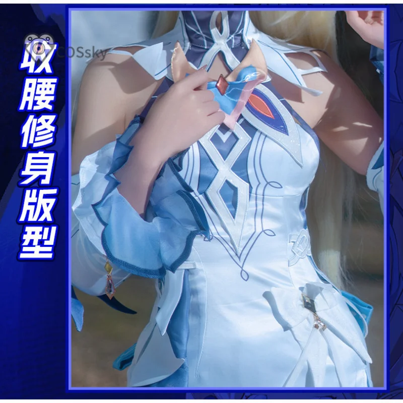 

Nicole Reeyn Genshin Impact Witch Council Cosplay Costume Women's Dress with Accessories for Anime Expo Halloween Cosplay Party