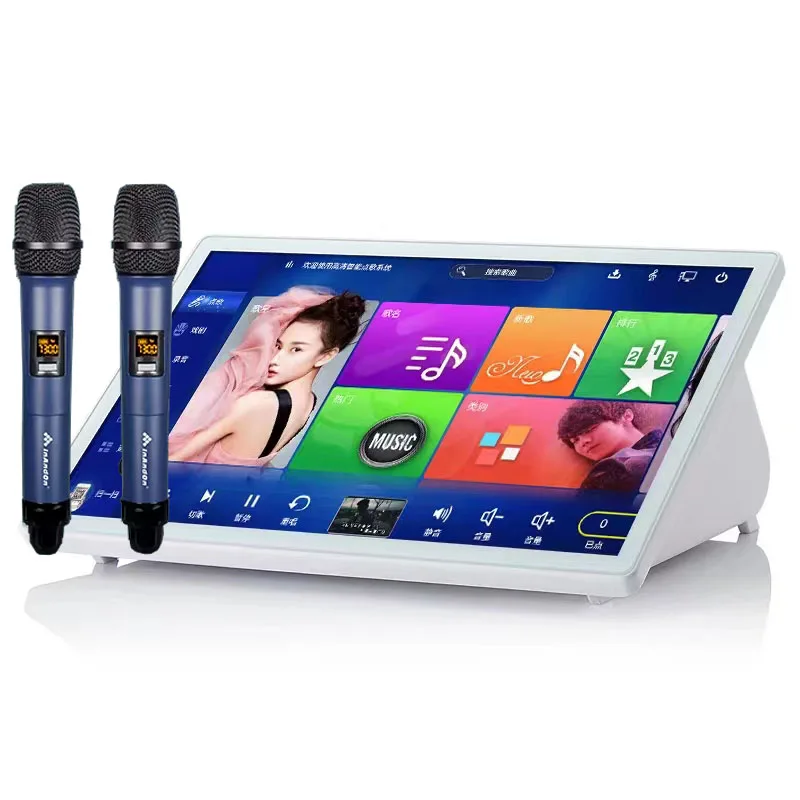 

InAndOn Latest Unique atest Kareoke Machine 15.6 5in1 1T Karaoke System Design Touch Screen Android system 5in1 Karaoke Player