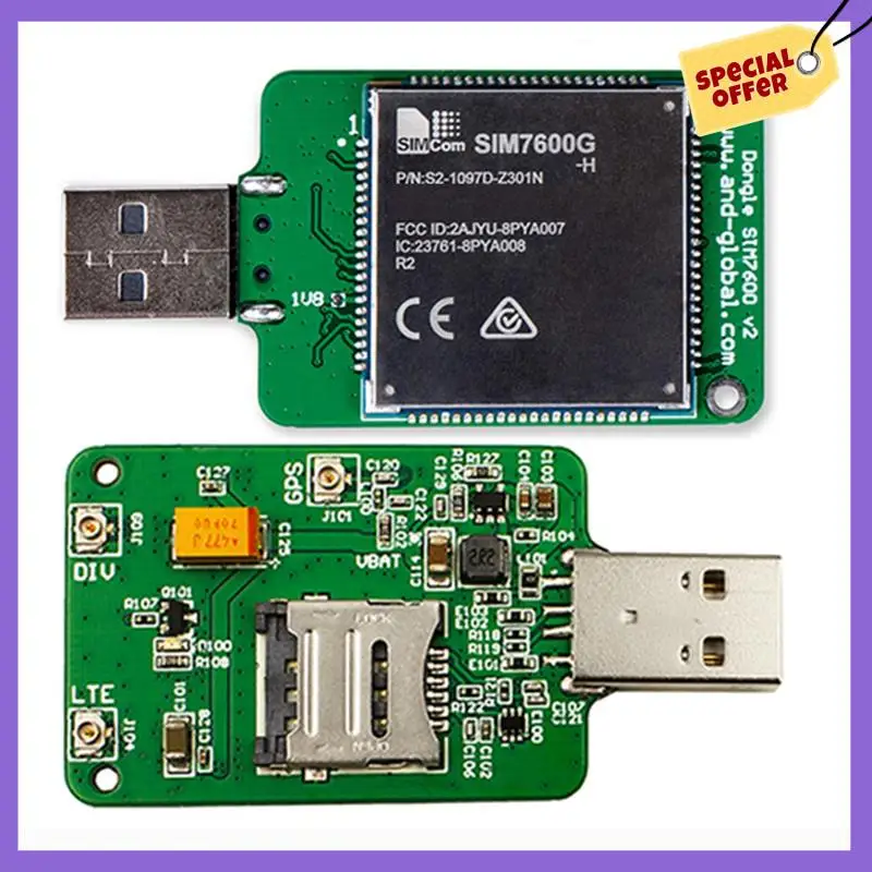 

-A96Z SIMCOM SIM7600G H USB-ключ + антенна HSPA + GSM GPRS EDGE UMTS LTE 4G Cat4 модуль для SIM7600 SIM7500 SIM7600X-H серии