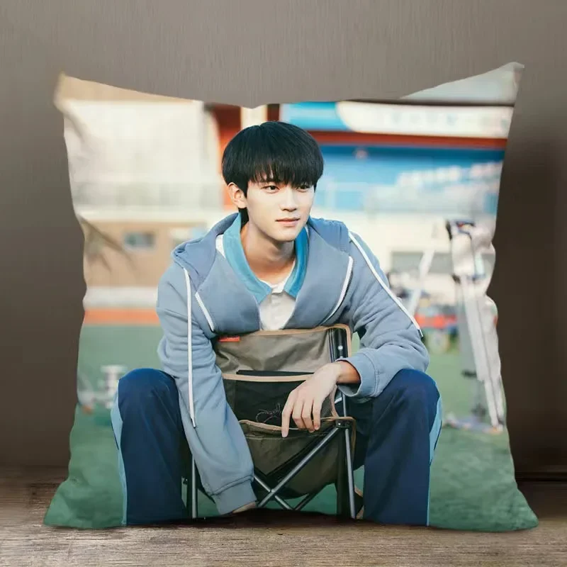 Zhou Yiran Zhang Miaoyi Bian Tianyang Poster Double-sided Printing Pillowcase TV When I Fly Towards You Home Decor Cushion Cover