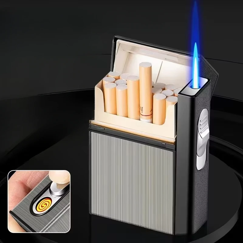 

Newest 20 Pieces Gas and Electric Dual-purpose Cigarette Lighter, Windproof and Charging All-in-one Creative Cigarette Lighter