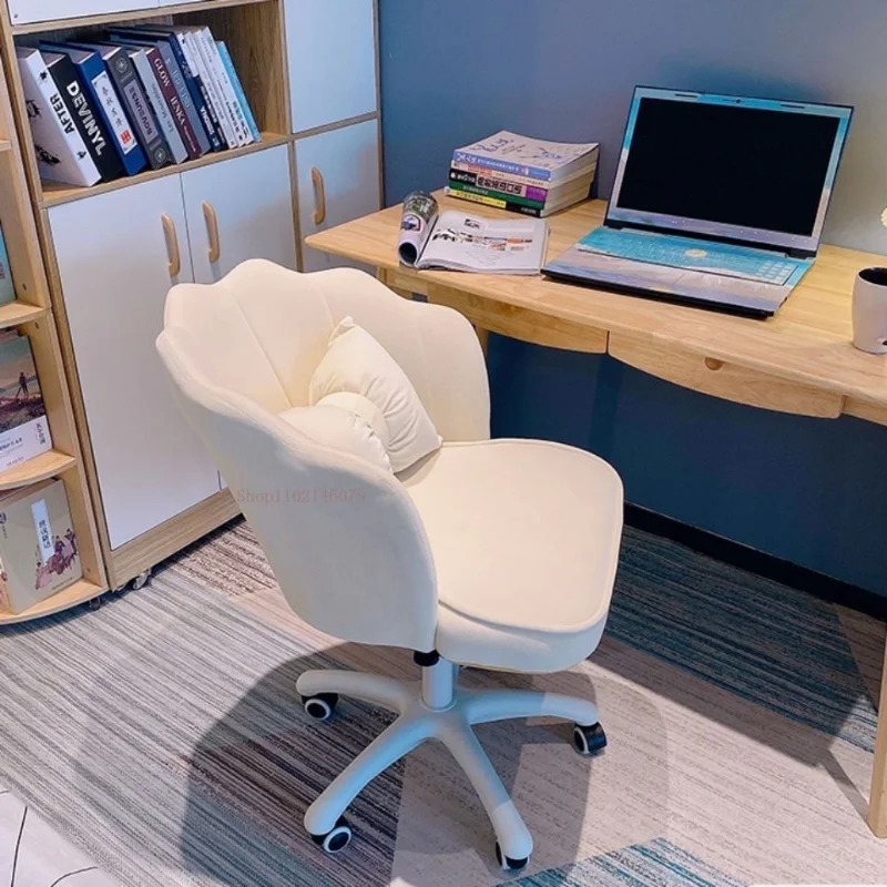 Chair Girls Cute Bedroom Dormitory Computer Chairs Comfortable Swivel Lift Back Desk Chair Makeup Stool Writing  Sillas Office