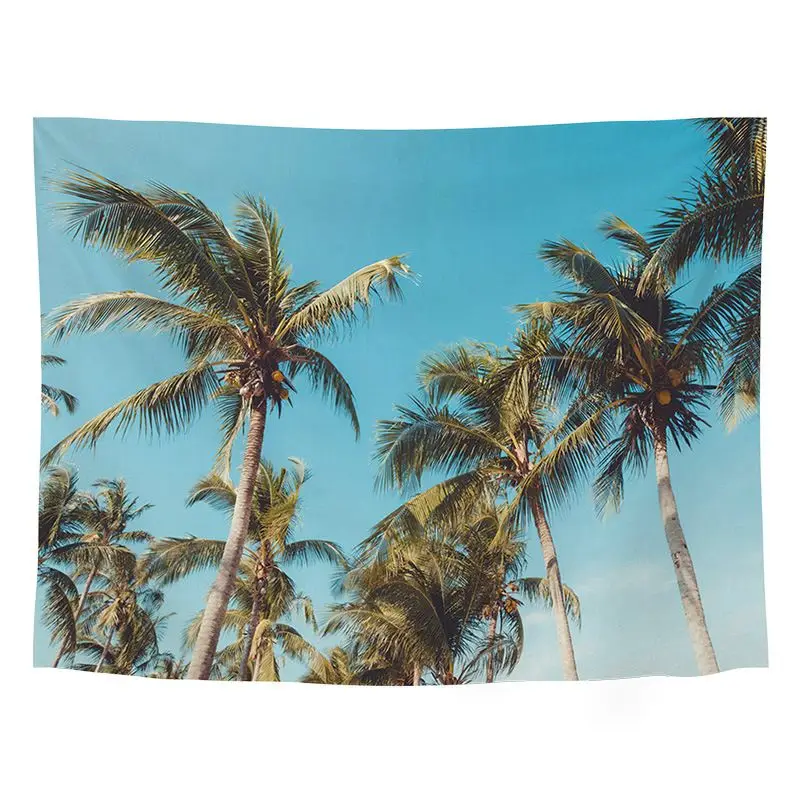 VIKAMA Wilderness Lonely Peak Grassland Landscape Tapestry, Western Natural Background Cloth Wall Decoration for Room