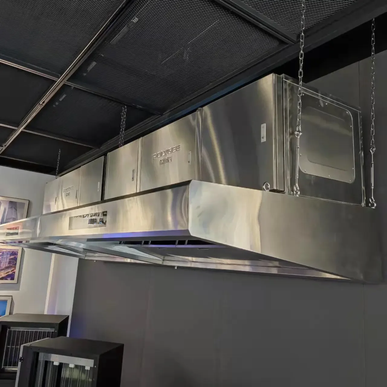 POLYGEE factory wholesale commercial kitchen range hood for restaurant kitchen