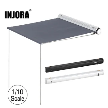 INJORA-1/10 스케일 캠핑 텐트 천막 그늘 캐노피 장식, 1:10 RC 크롤러 자동차 TRX4 축 SCX10 90046