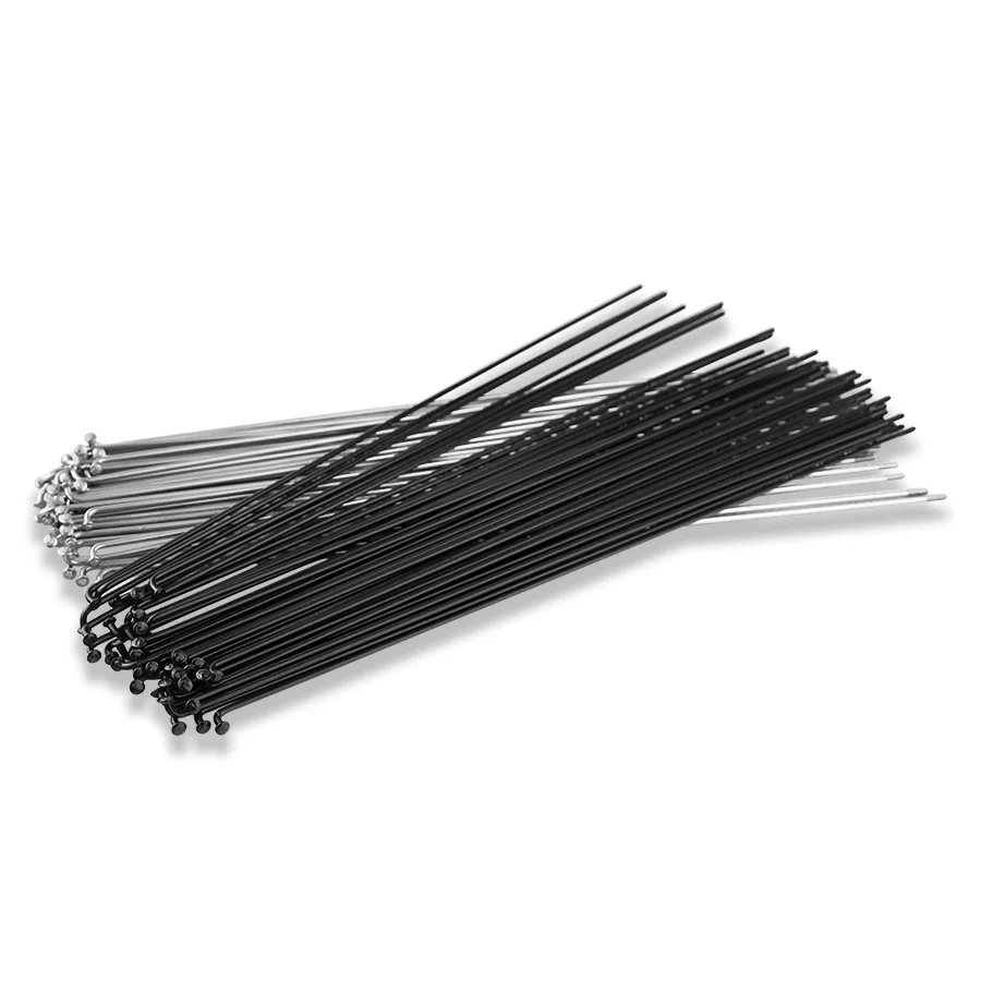High quality 36pcs Bicycle Stainless Steel Spokes High Strength 14G J Bend with Nipples MTB/Road Bike Spokes170mm-300mm BZN001