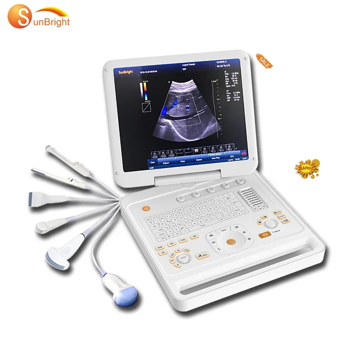 

SUN-906C New type laptop Instruments China Cheapest Color Doppler Ob Gyn Medical Professional Hospital 4D ultrasound