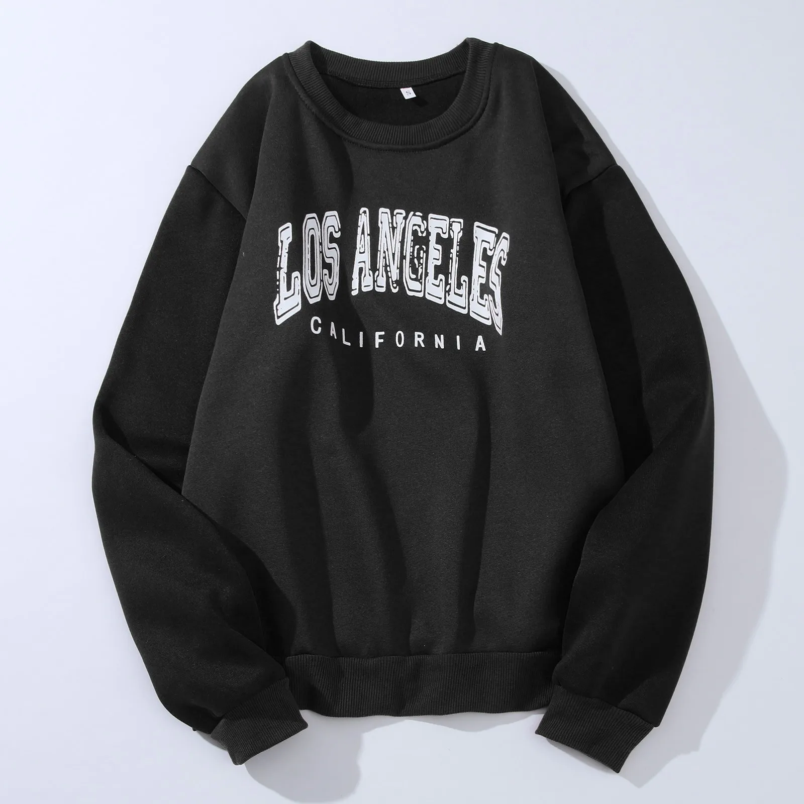 

Los Angeles Art Letter Design Women Streetwear American Style Fashion Sweatshirt Autumn Hip Hop Female Hoodies Casual Fleece Top