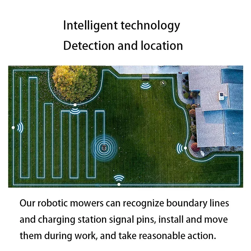 NAVI HOME USATO GIARD GIARD SMART TELECONO REMOTO TASCIATORE ROBOT AUTOMATICO per la CASA PUÒ Disegnare la Forma dell'AREA DI LAVORO