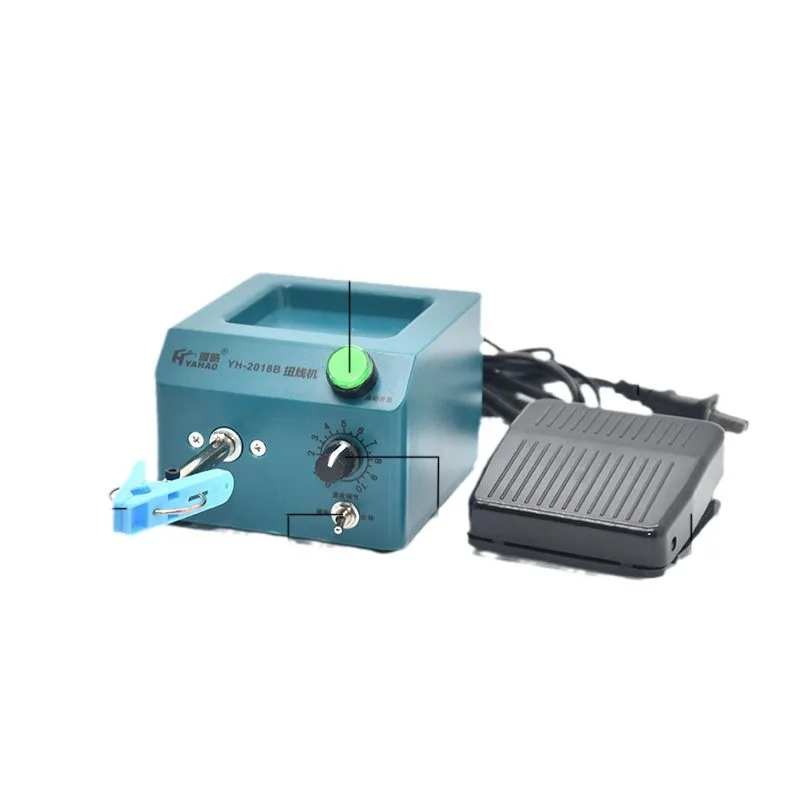 Electric torsion machine, adjustable speed, coil torsion machine