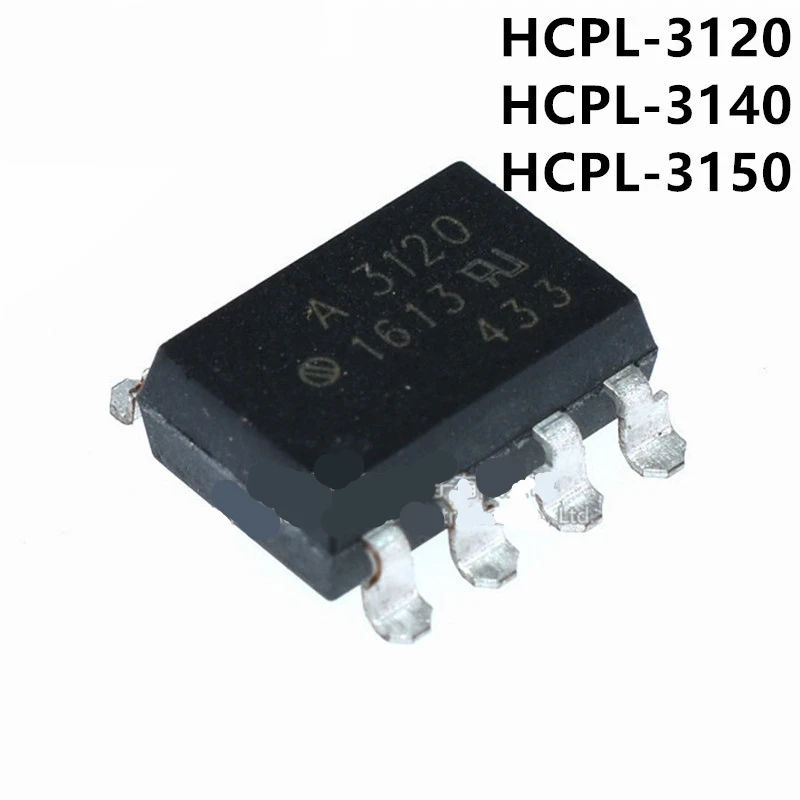 5PCS HCPL-3120 HCPL-3140  HCPL-3150  3120 3140 3150 A3120 A3120V A3140V A3150V SOP8 NEW