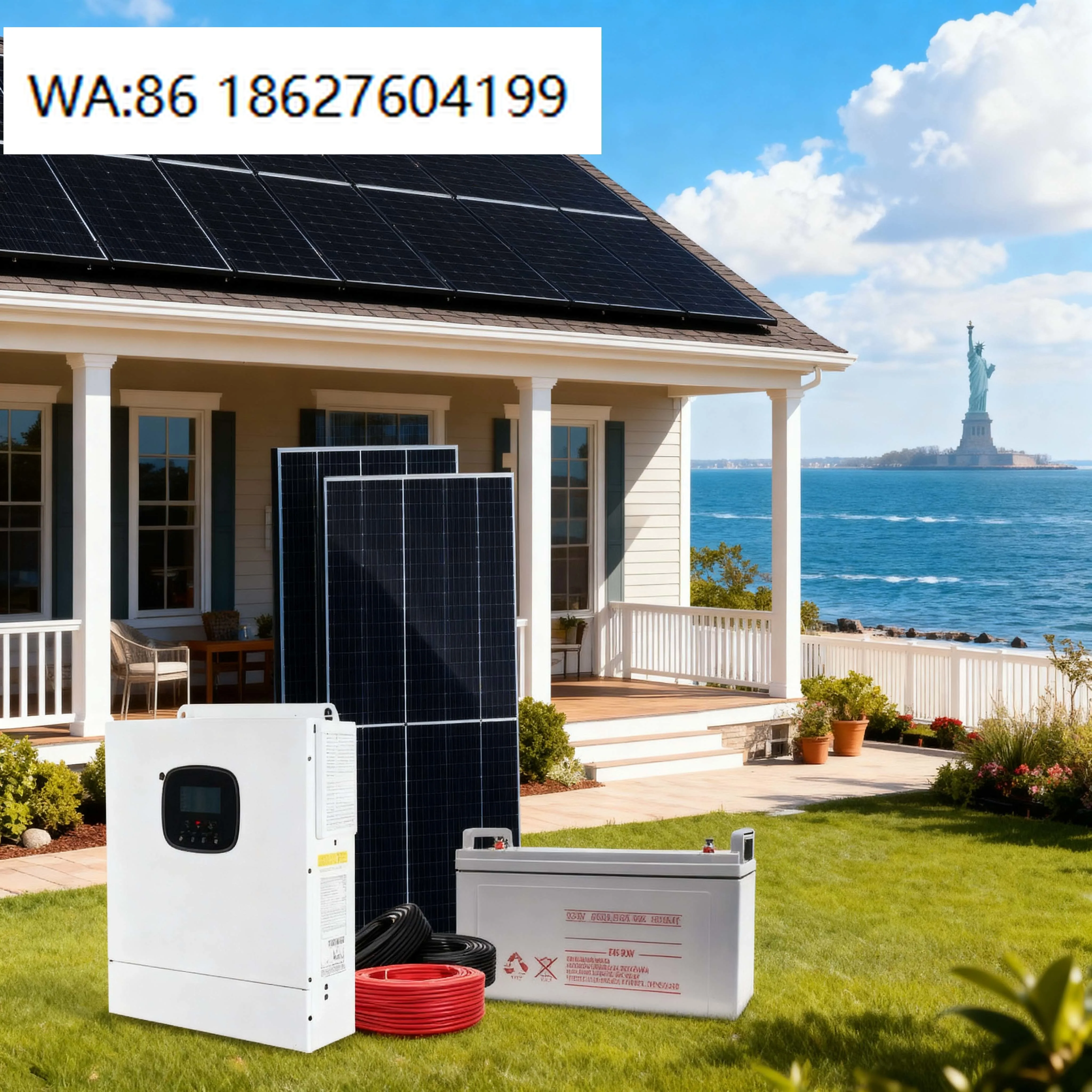 System 48V Cabin Easy Installation off Grid Solar System OEM 10KW 20KW Waterproof Stand Alone Photovoltaic