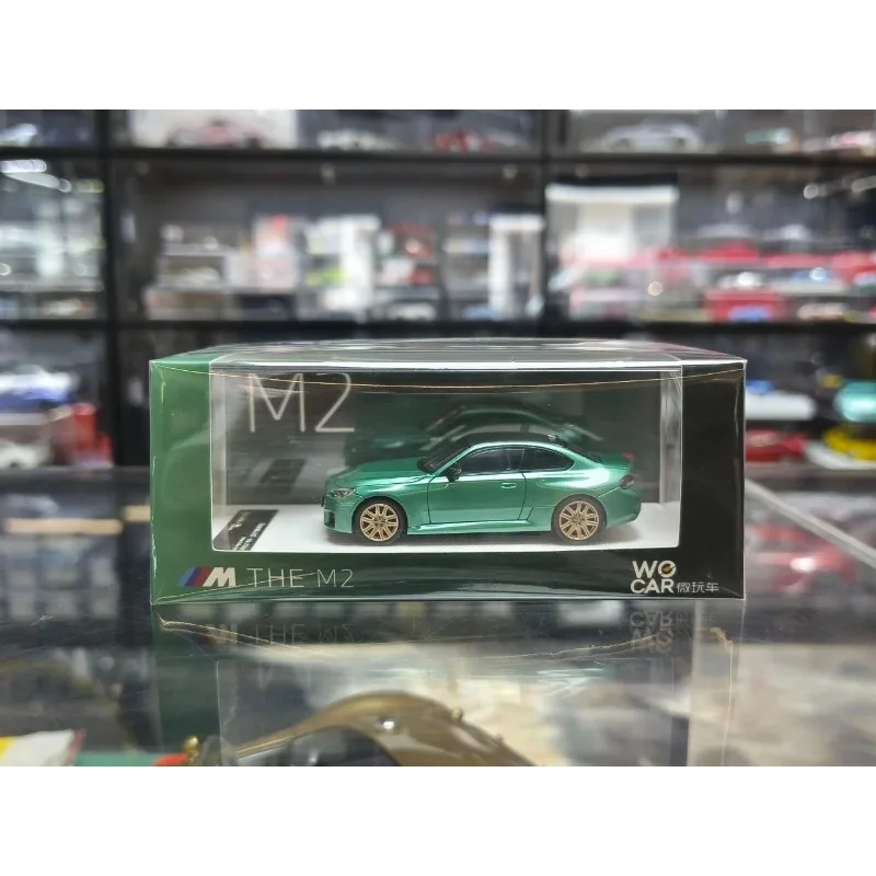 

In stock: 1:64 BMW M2 G87 die-cast simulation alloy car model, boys' festival gift toy, adult collectible display item.