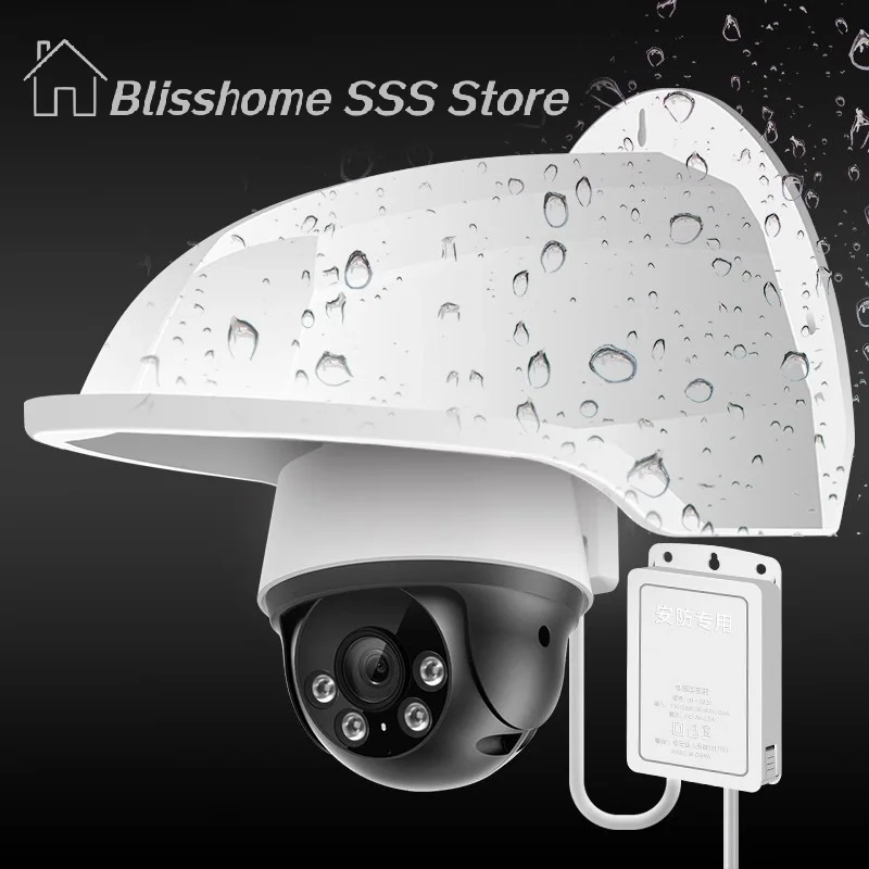 【S】Universal Sun Rain Shade Camera Cover Shield Cover Shield Compatible With Nest Ring Arlo Dome Outdoor Camera