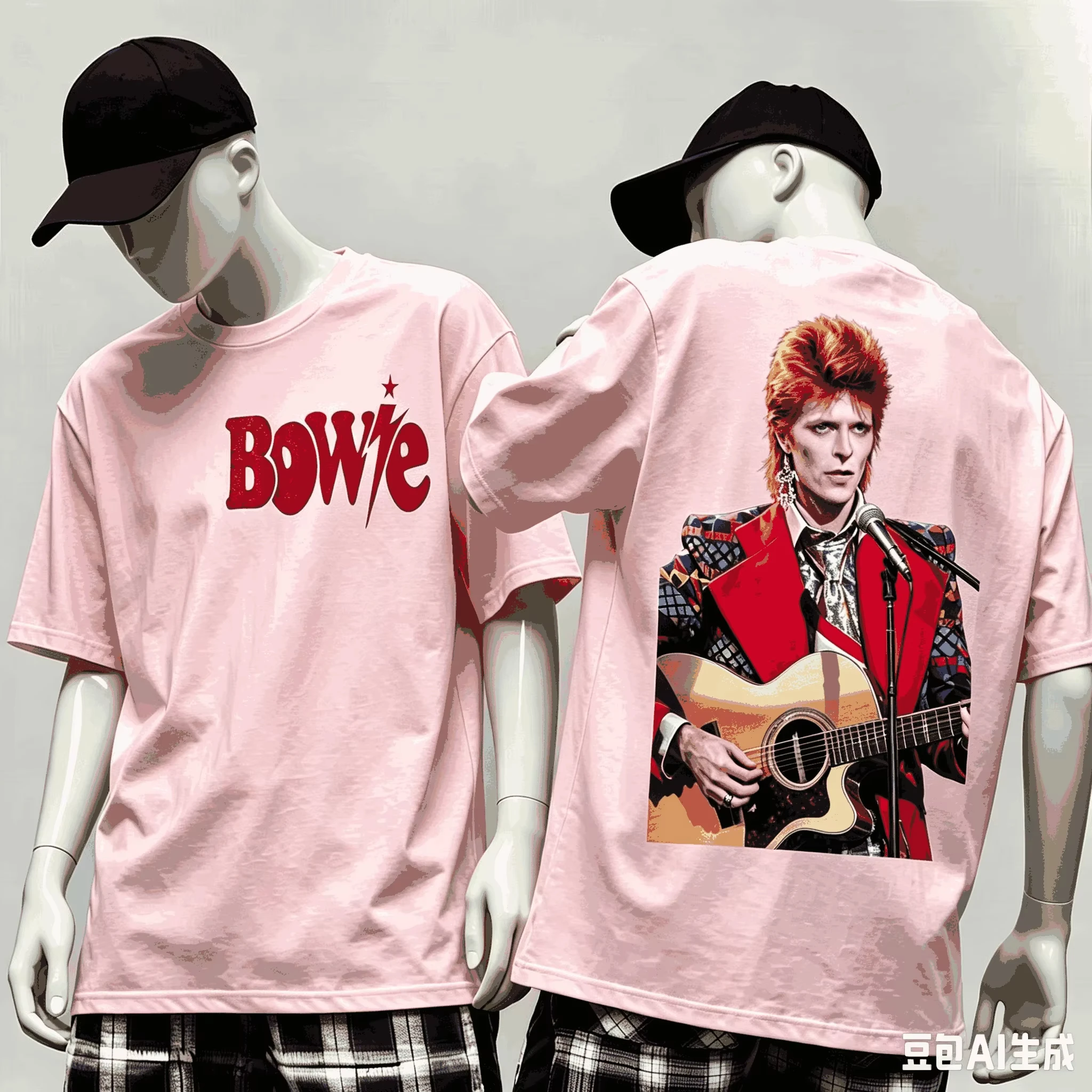2026 new David Bowie fan gift - versatile loose short-sleeved streetwear for both men and women High-quality breathable T-shirt.