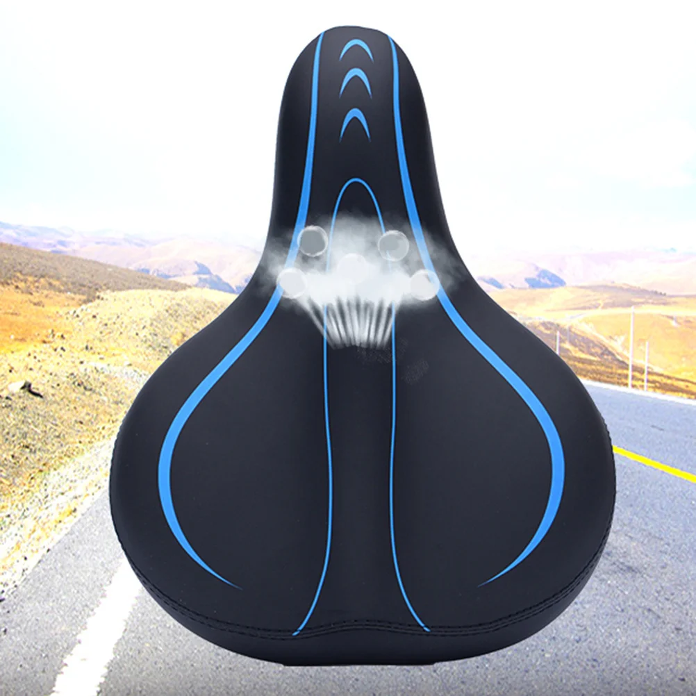 

Anti-Vibration Ergonomic Seat For Mountain Road Folding Bicycle Black Blue Saddle Mountain Bike Saddle Road Bike Seat