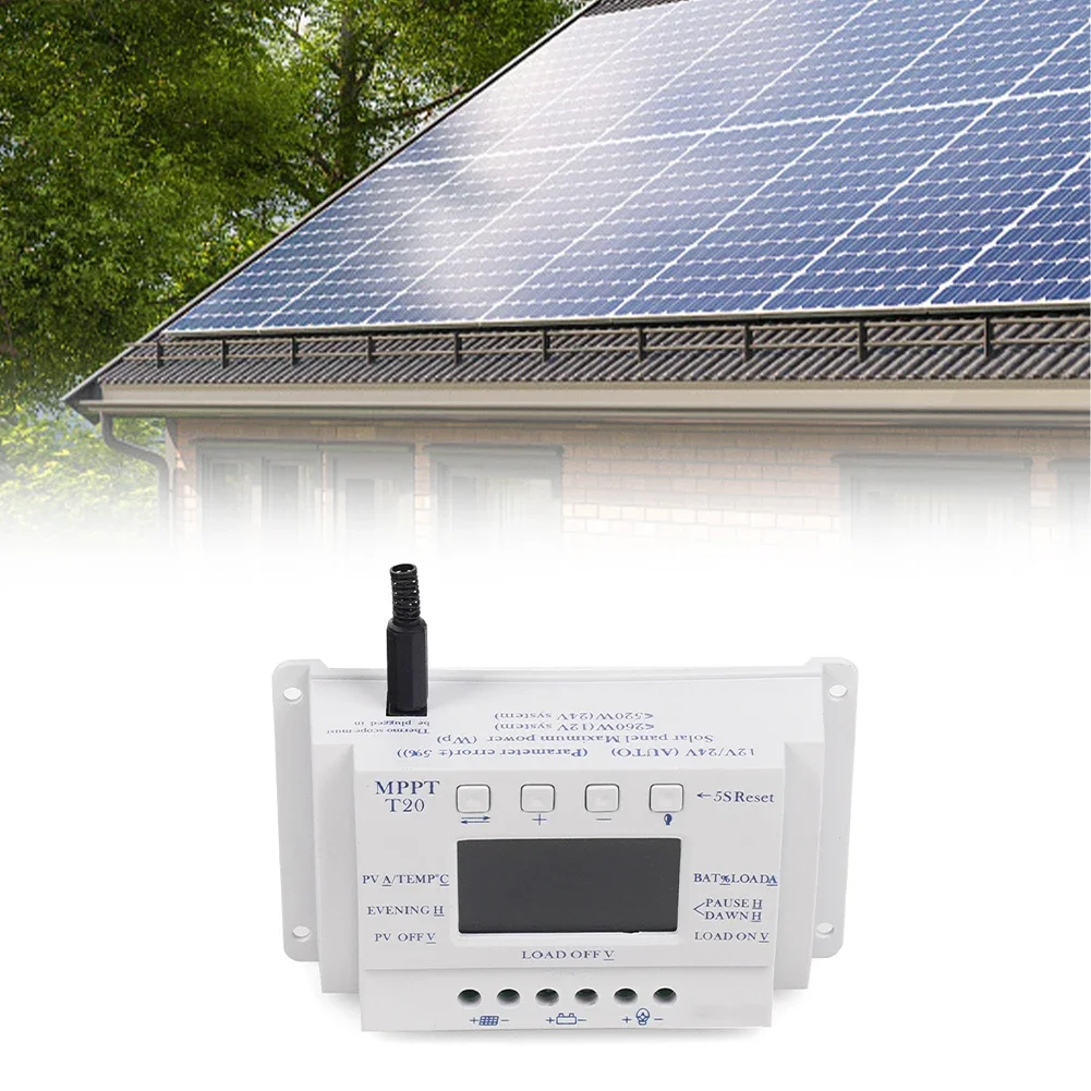 

Battery Protection Controller LCD Display Solar Controller Battery Charging Setup Battery Reverse Discharge Protection