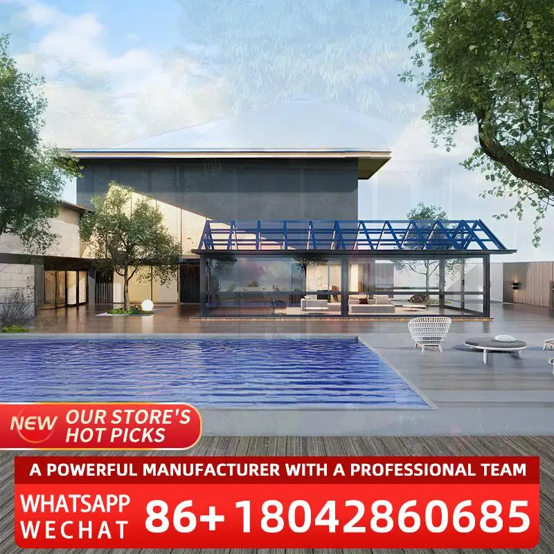 

Modern Style Prefab Aluminum Frame Glass Sunroom Free Standing Wholesale Sale for Garden and Other Spaces sunroom