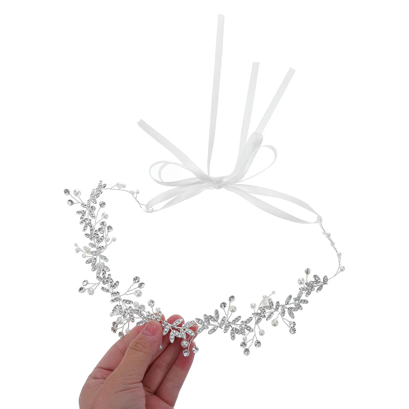 

Rhinestone Bridal Belt Sash Wedding Dress Crystal Applique Pearl Embellished Waistband for Bride Bridesmaid Party Formal Events