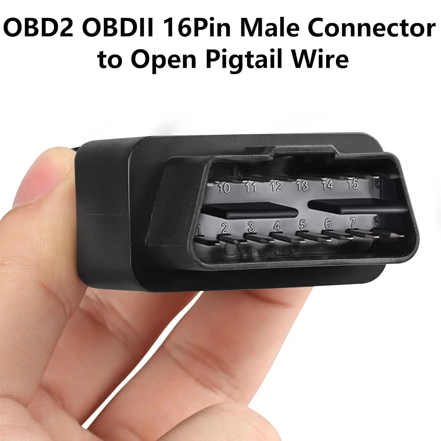 3/2/1.5/0.3 Meters OBD2 OBD II Car Extension Cable Connectors 16PIN Male To Female Connector For Auto ELM327 Connector Interface view 6