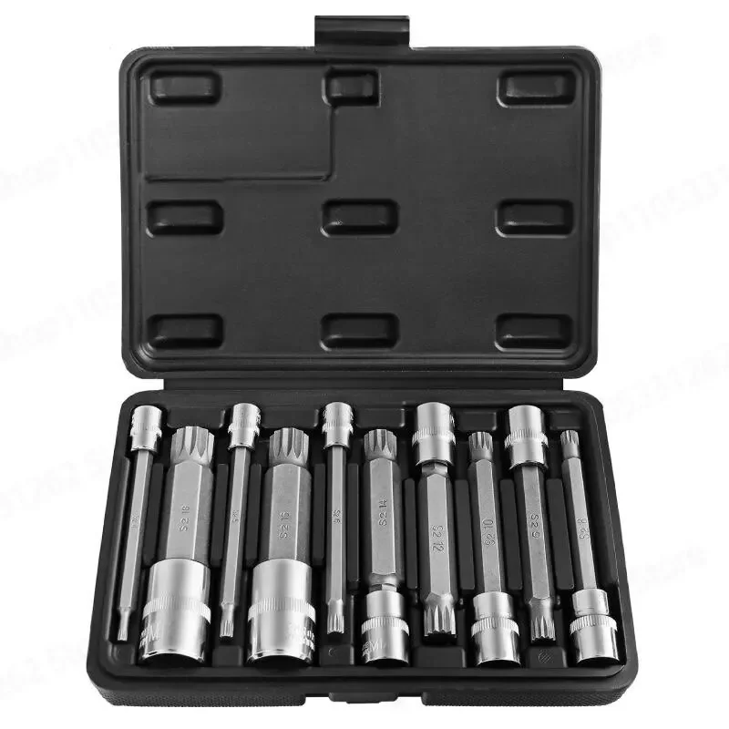 12-Angle Batch Sleeve 12-angle Sleeve Quick Wrench Plum Blossom Screwdriver Star-shaped Batch Nozzle Screwdriver Tool Key