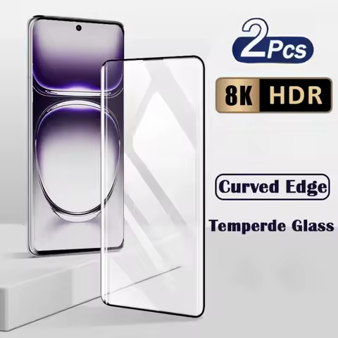3D Curved Tempered Glass For Oppo Reno 12 11 10 9 8T 5G Screen Protectors For Oppo A1 A2 F27 Pro Plus not Full Glue Protective