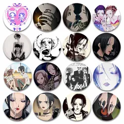 Anime Peripheral Cartoon Brooch Cute Character NANA Badge Soft Button Lapel Pins Clothes Backpack Accessories Gift for Friend