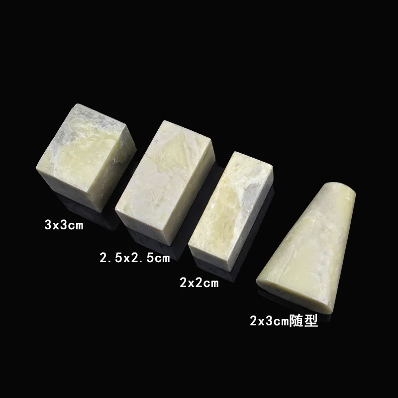 Handmade Carved Qingtian Stone Stamp, DIY, Carving Practice Material, Chinese Painting, Calligraphy, Art Supplies, 1 Pc