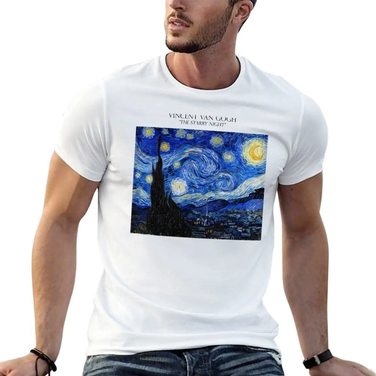 

Starry shirts man t for shirt man 100% anime heavy T-Shirt t t shirts cotton cotton