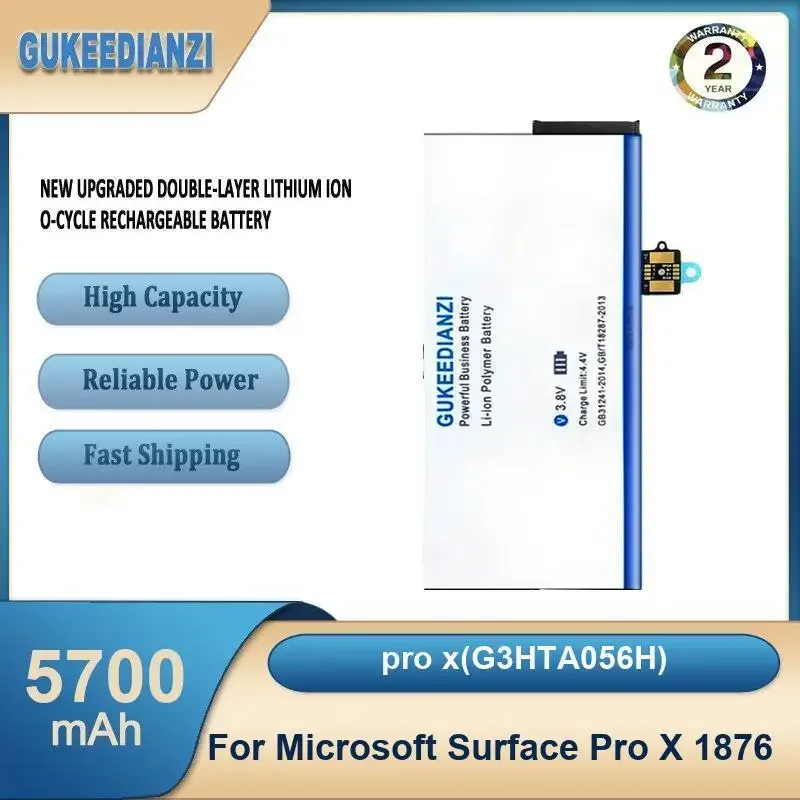 

pro x(G3HTA056H) 5700mAh High Capacity Laptop Battery For Microsoft Surface Pro X 1876