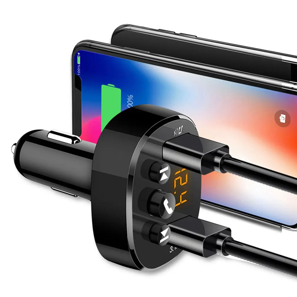 

Hands-free Call Durable MP3 Player Car U Disk Player Standard 3.1 Hands-free Call Wireless Transmittable Dropshipping Wholesale