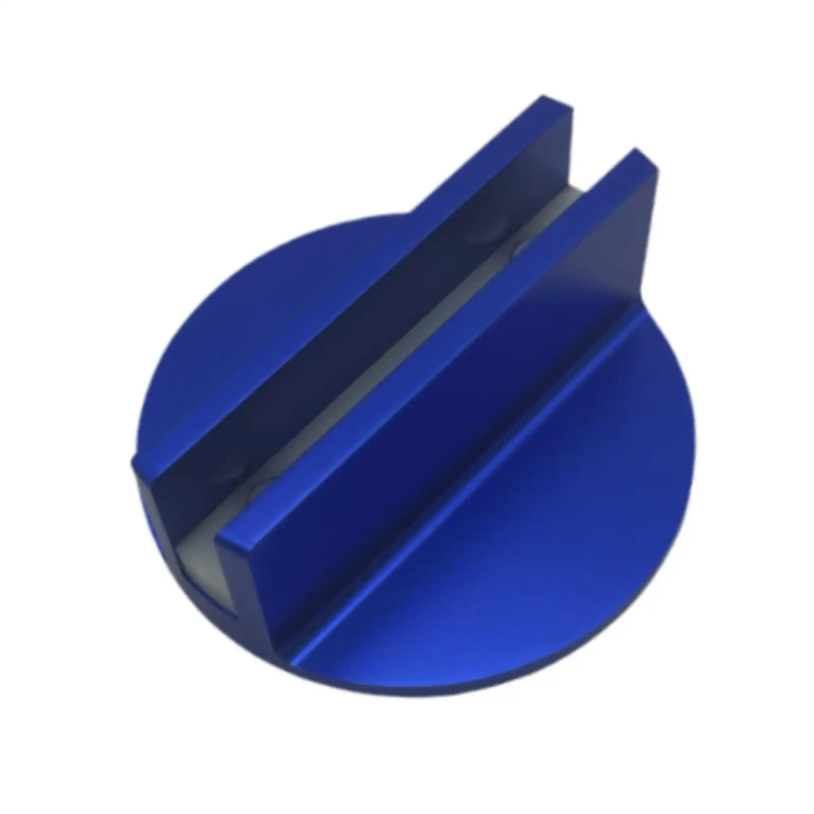 

Generic Grooved Magnetic Jack Pad Aluminum Pinch Weld Frame Rail Adapter Jacking Puck for Tire Repair Trucks Pickup SUV Vehicles