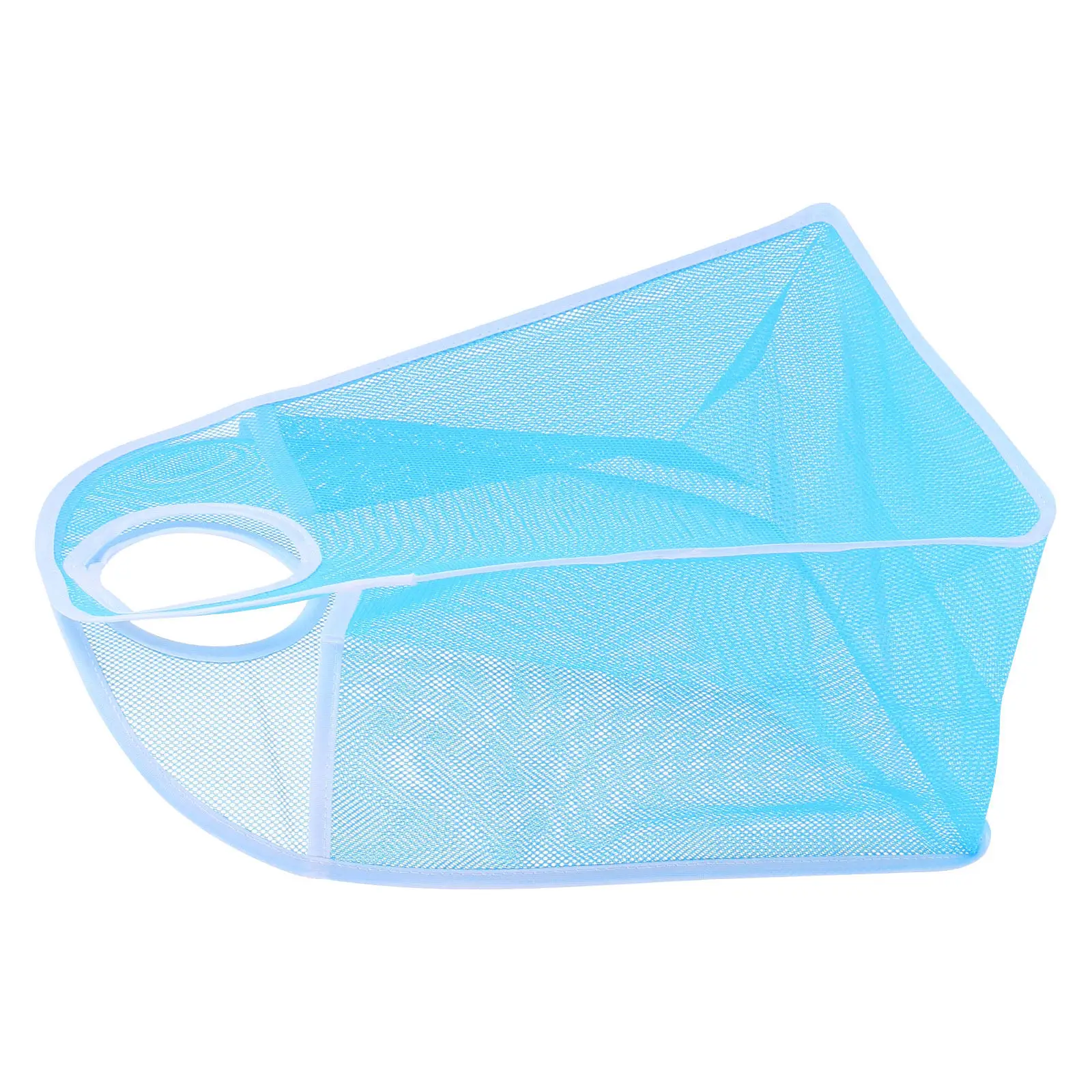 Mesh Beach Storage Bags 2 Pack Foldable Hanging Baskets for Sand Shell Collecting and Toy Organization